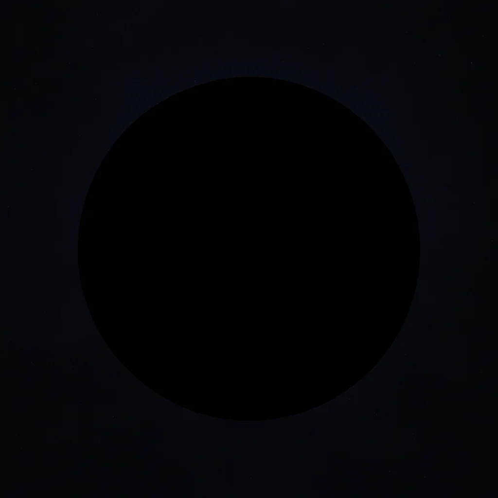 Yeni Ay evresinde tamamen karanlık ay